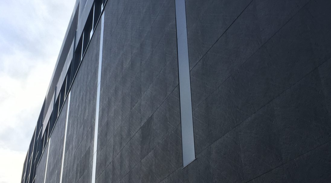 Location: Nantes, France, 
Architect: Jean Nouvel, 
Construction type: renovation, 
Installation system: wall cladding with backing structure (CWB), 
Product: RIVEN
