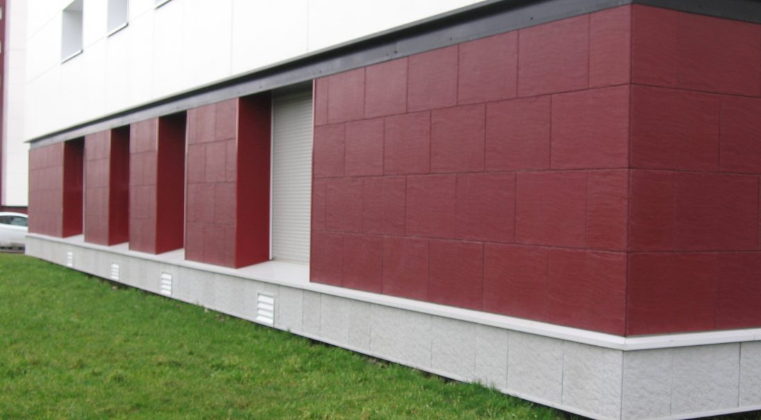 Location: Outreau (France), 
Construction type: renovation, 
Installation system: wall cladding with backing structure (CWB), 
Products : CAUCASE & SCHISTE
