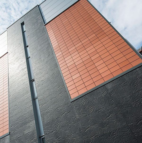 Location: Stockport, 
Architects: TADW Architects, 
Construction type: renovation and new build, 
Developer: Equity Housing, 
Installation system: wall cladding with backing structure (CWB), 
Product: RHODES
